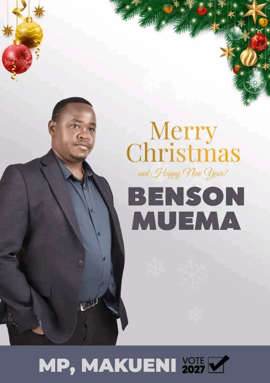 Hon. Benson Muema Mp Makueni 2027 leading a Youth Program